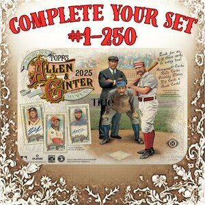 2025 Topps Allen & Ginter Singles 1- 250 You Pick The Player - Complete Your Set